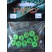 Вантаж вухатий для риболовлі, таблетка (ексцентрик) колір Silvereyes Green Apple, 10шт в уп., вага 5г